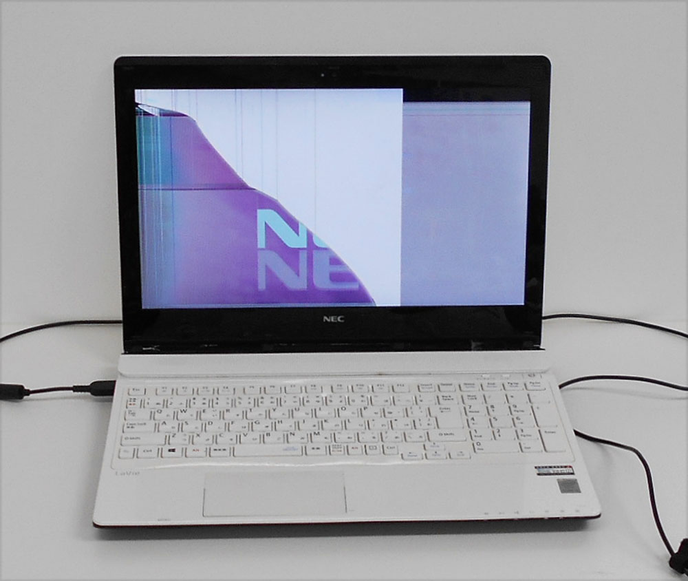 NEC PC-NS350AAW-E3 液晶割れ | パソコンドック24 名古屋・庄内緑地 