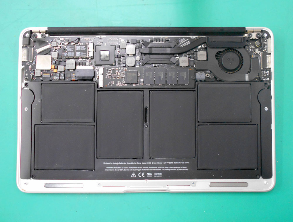 Macbook Air Mid2012 SSD交換・システム移行 | パソコンドック24名古屋 