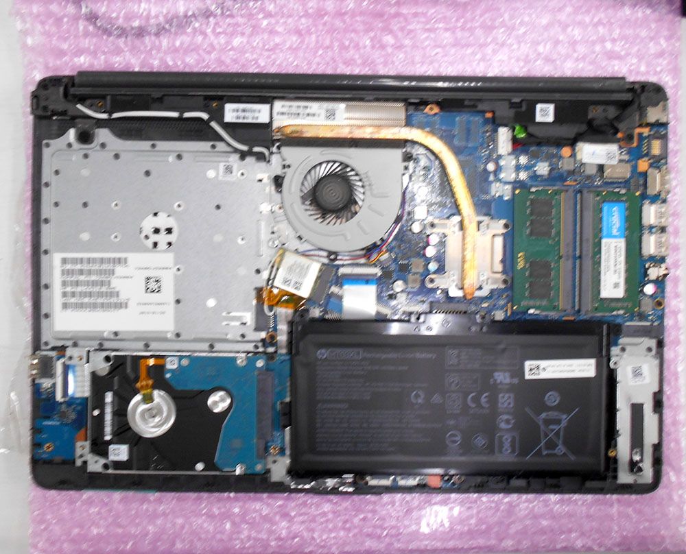 ノートパソコン　HP 250 G7 〔新品SSD自作換装〕No.③