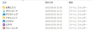 フォルダー構成