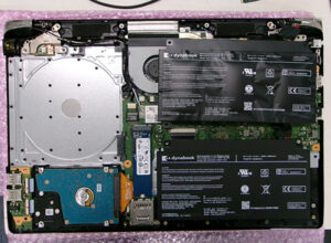 dynabook P1-X7MP-B バッテリー比較