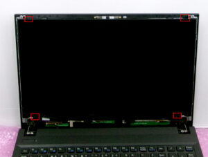 液晶固定粘着テープ剥がし