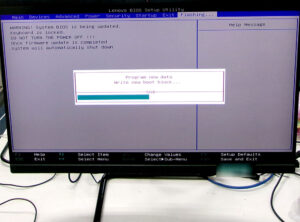 Lenovo A340-24ICK BIOSアップデート