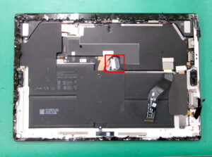 Surface Pro7 1866 パネル取り外し