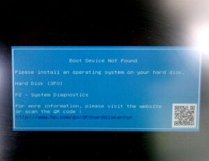 HP 15-fc0003AU Boot Device Not Found