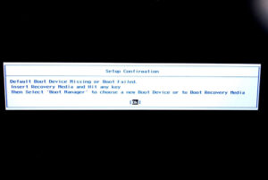 Lenovo 14AMN7 エラー画面