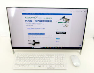 富士通 FMVF70D1W 作業完了