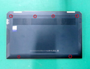 HP 13-aw0159tu 隠しネジ