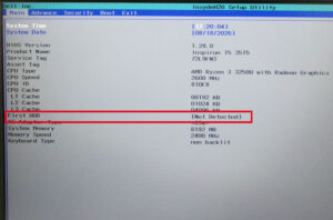 DELL Inspiron 3515 BIOS