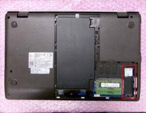 富士通 AH47/H1 裏面2